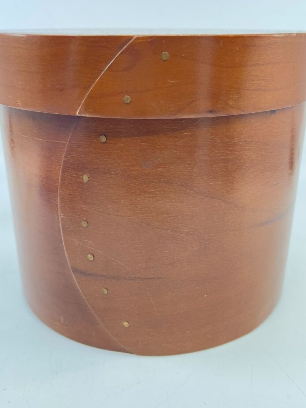 vintage handcrafted bentwood box with lid rustic shaker style